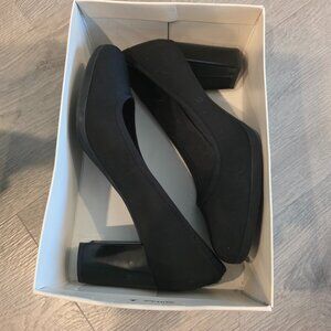 Black Anne Klein Block Heels